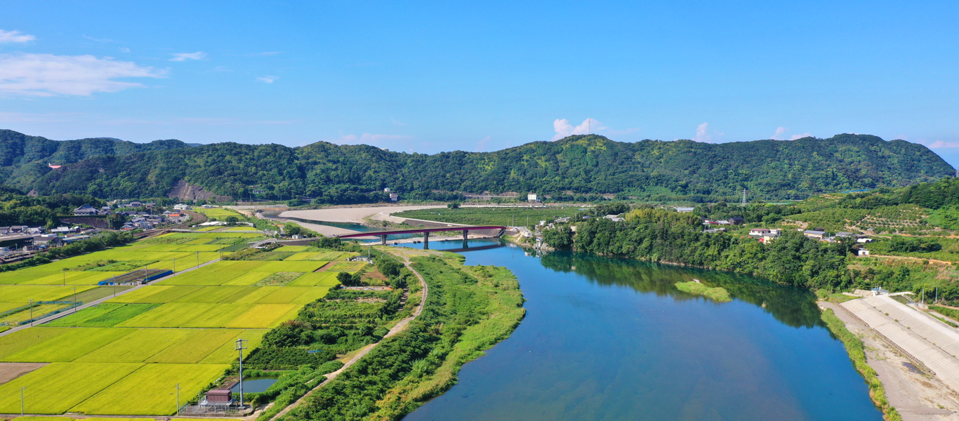 日高川からの風景