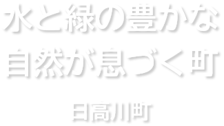 水と緑の豊かな自然が息づく町 日高川町